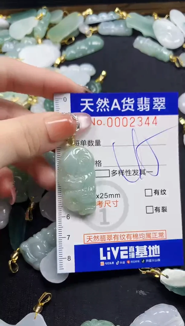 颈饰未镶嵌翡翠天然A货翡翠