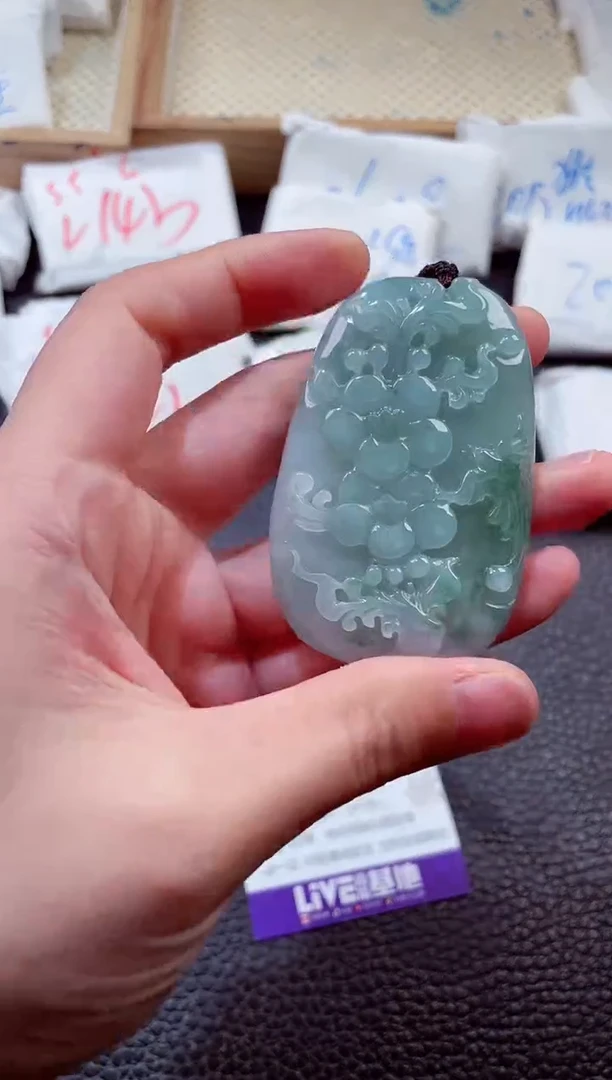 翡翠未镶嵌颈饰00005406