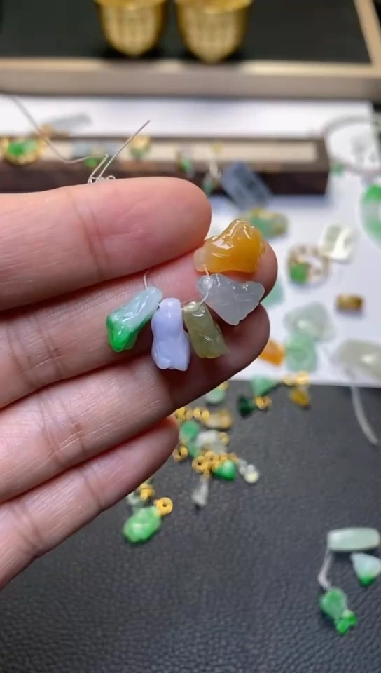翡翠未镶嵌吊坠(不含链)打包32558