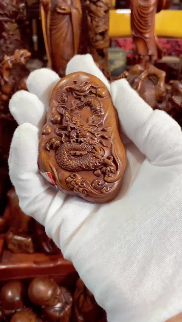 小叶黄杨小件龙牌