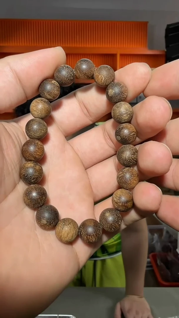 沉香手串43号单圈海南13g1.1多样性发一