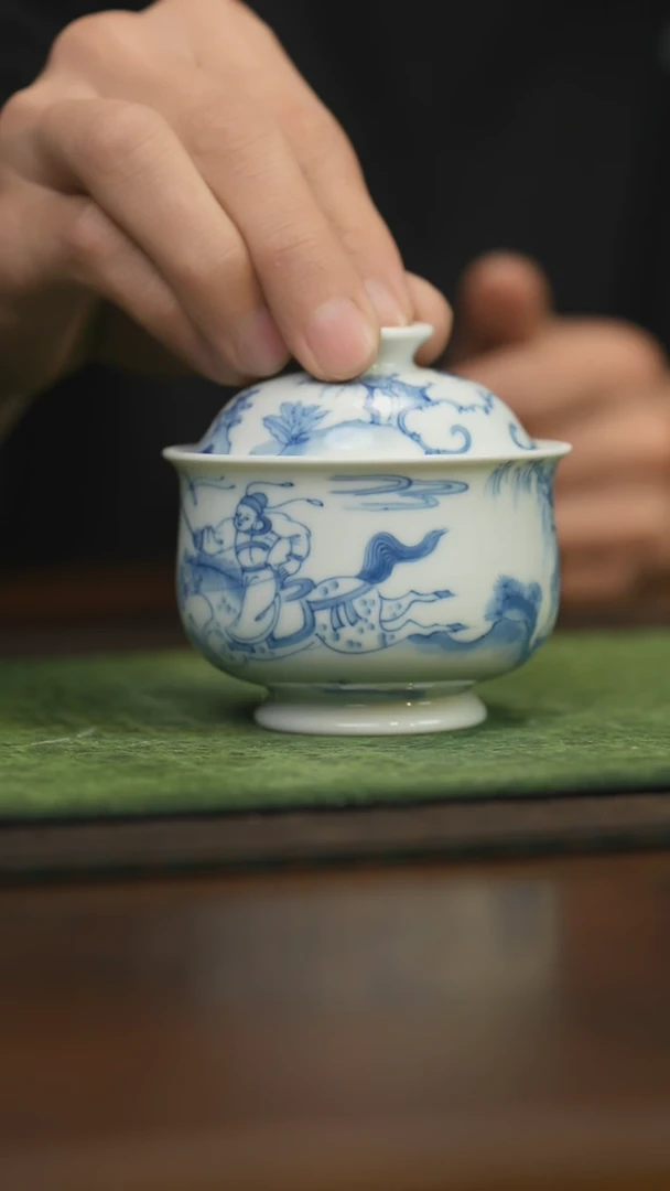 【闪购商品】杯柴窑青花破价福利