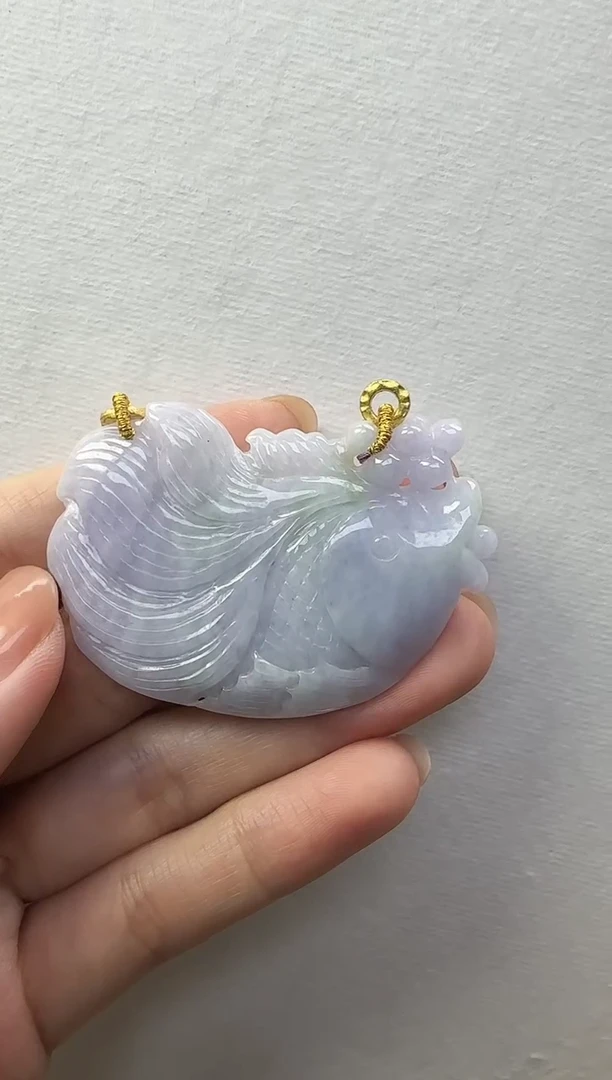 翡翠未镶嵌颈饰国风原创