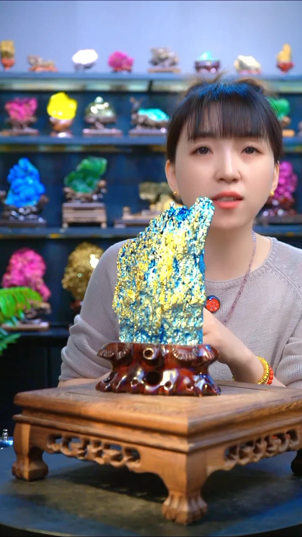 石材精品矿物晶体摆件