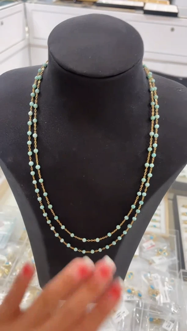 未镶嵌绿松石项链发货一件