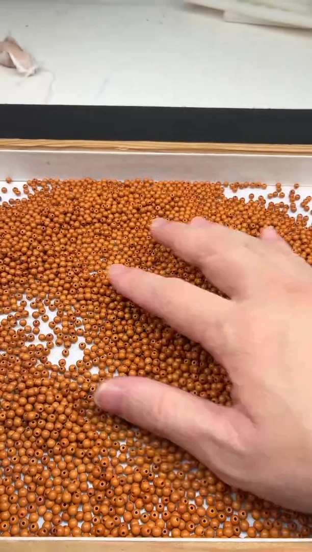 橄榄核其他双*木散珠卡3.8mm毫米左右