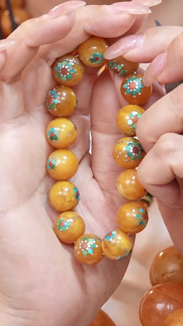 蜜蜡颈饰未镶嵌7793天然蜜蜡珠宝奇石云端妖孽全部保真