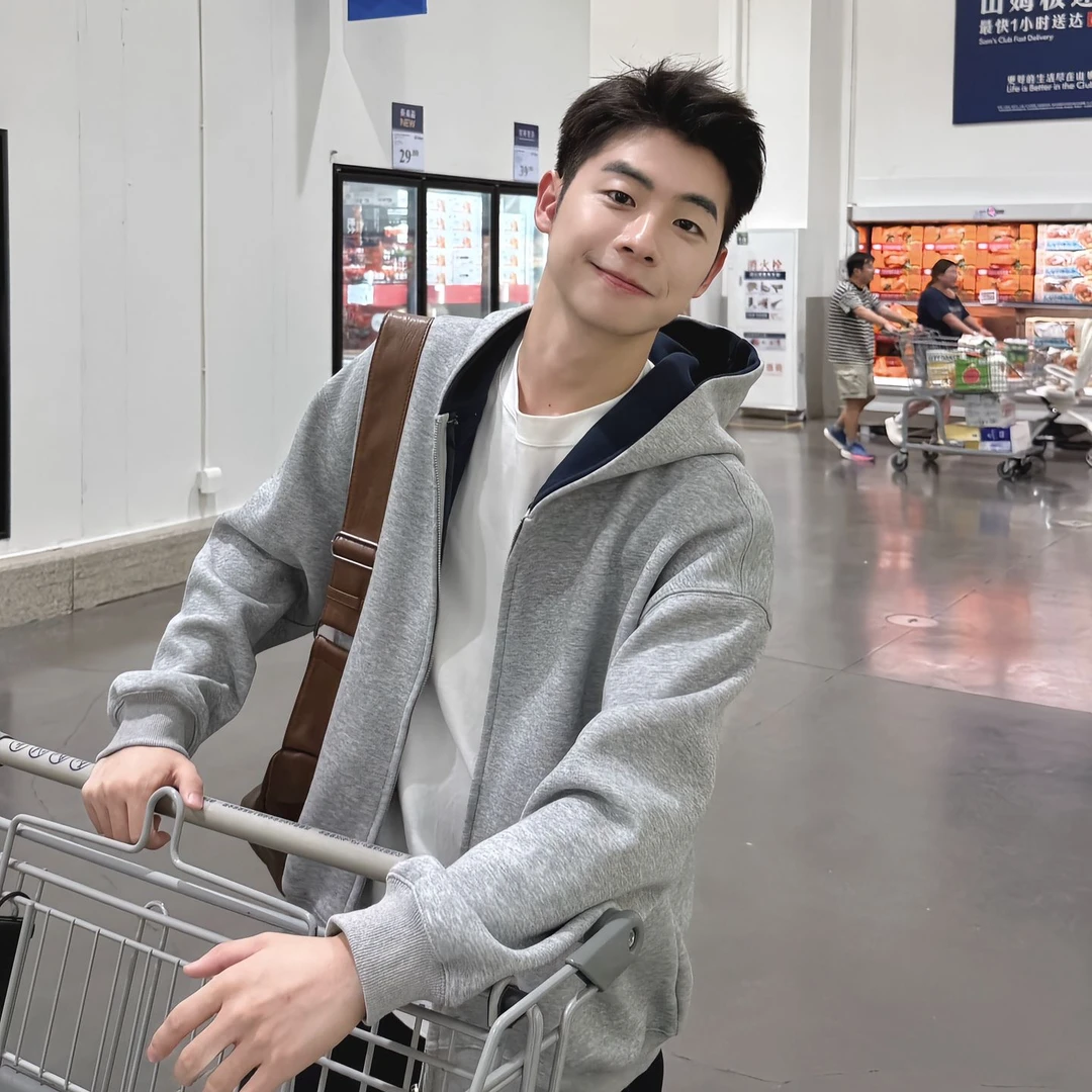 青少年秋冬撞色卫衣拼色连帽开衫卫衣男款秋季双拉链帽衫夹克外套