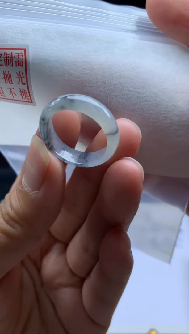 未镶嵌定制翡翠毛货需精细抛光戒圈16 #