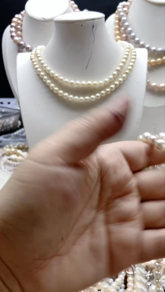 淡水珍珠未镶嵌颈饰1