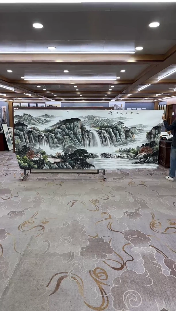 绘画Y-邵明义-大丈二-山水画