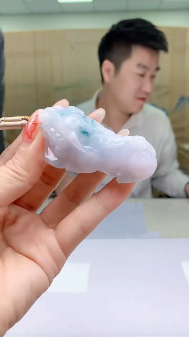 【闪购商品】定制翡翠未镶嵌5028ty-毛货挂件79