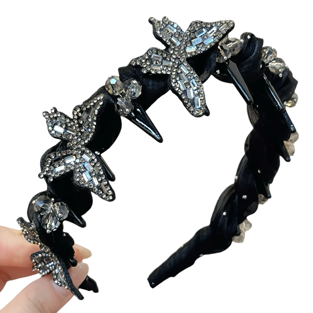 【巴黎蝶梦】蝴蝶网纱高级感原创设计ins网红发箍头饰优雅波浪FJ07