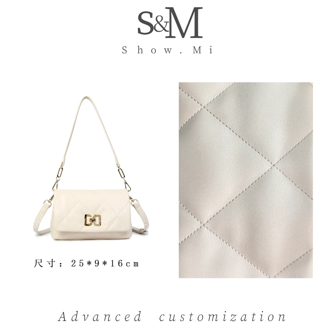 【Show Mi】金蝴蝶小号丨BF-68368-米白色-轻奢小众时尚百搭女士包
