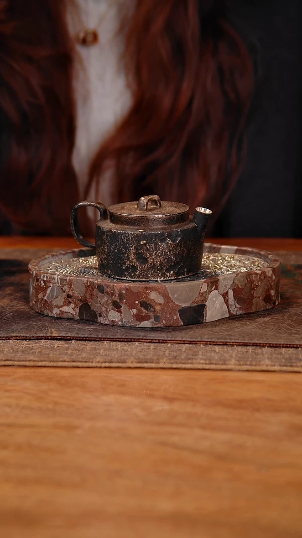 西*盛唐工坊 足银999 手工泡茶壶