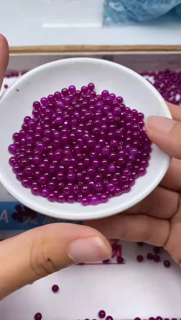 玛瑙/玉髓散珠未镶嵌C562 舒 俱 来4mm100个8元