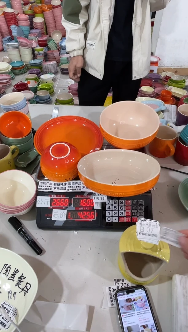 【闪购商品】其他瓷片微瑕陶瓷餐具家用B08