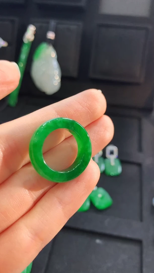 【闪购商品】翡翠戒指未镶嵌戒指9