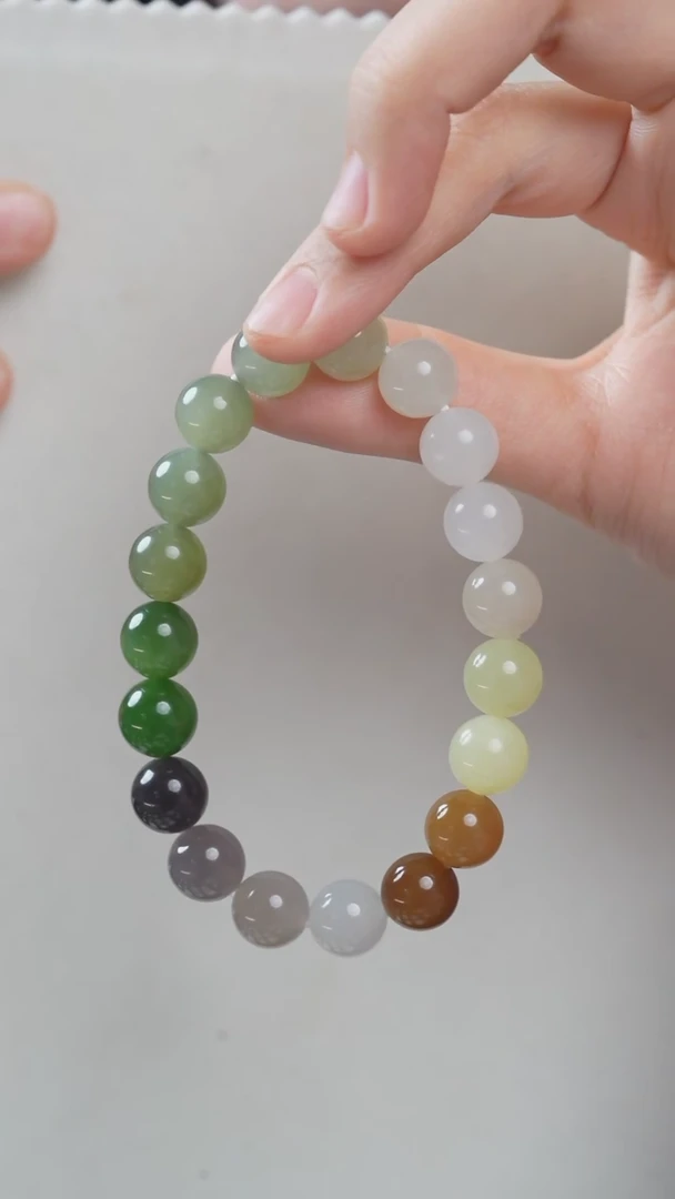 【闪购商品】和田玉手串未镶嵌C10D01和田玉多宝手串