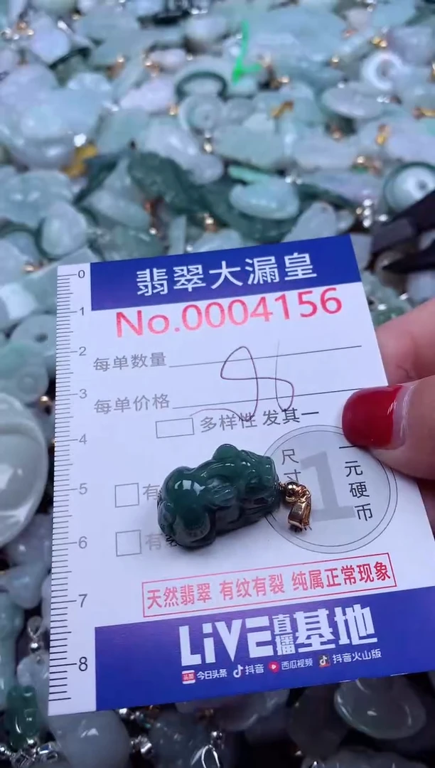 颈饰未镶嵌翡翠4156