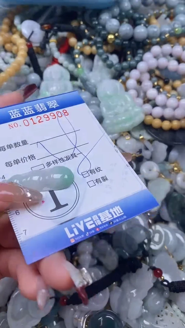 【闪购商品】翡翠颈饰未镶嵌闪购0129908多样性发其一