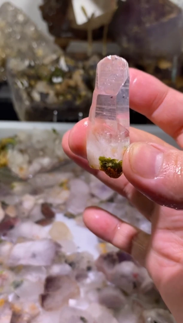 未镶嵌珠宝半成品水晶74号四川超七花园水晶