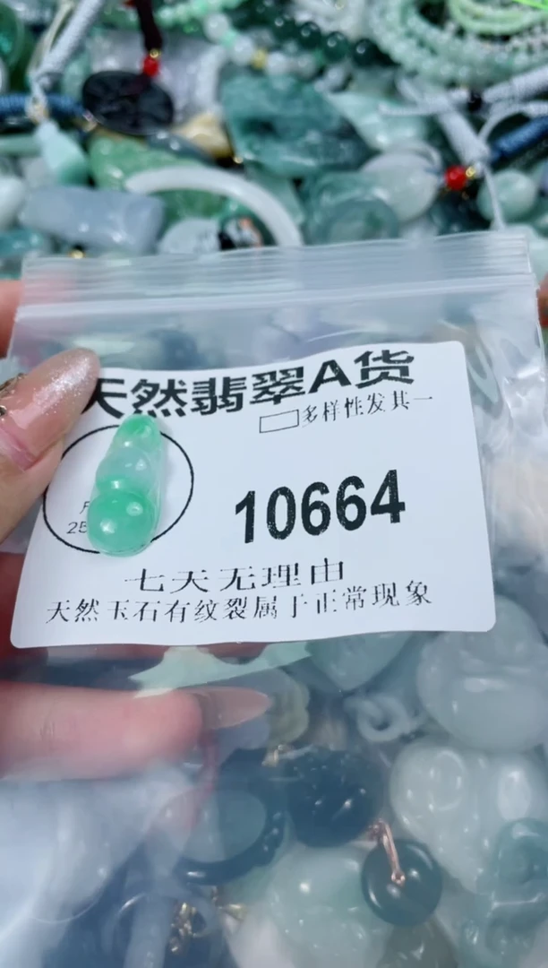 翡翠未镶嵌颈饰10664
