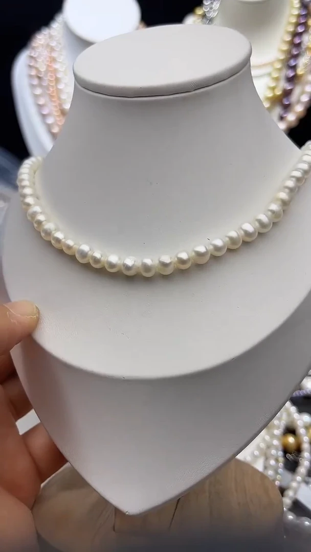 淡水珍珠未镶嵌颈饰多人