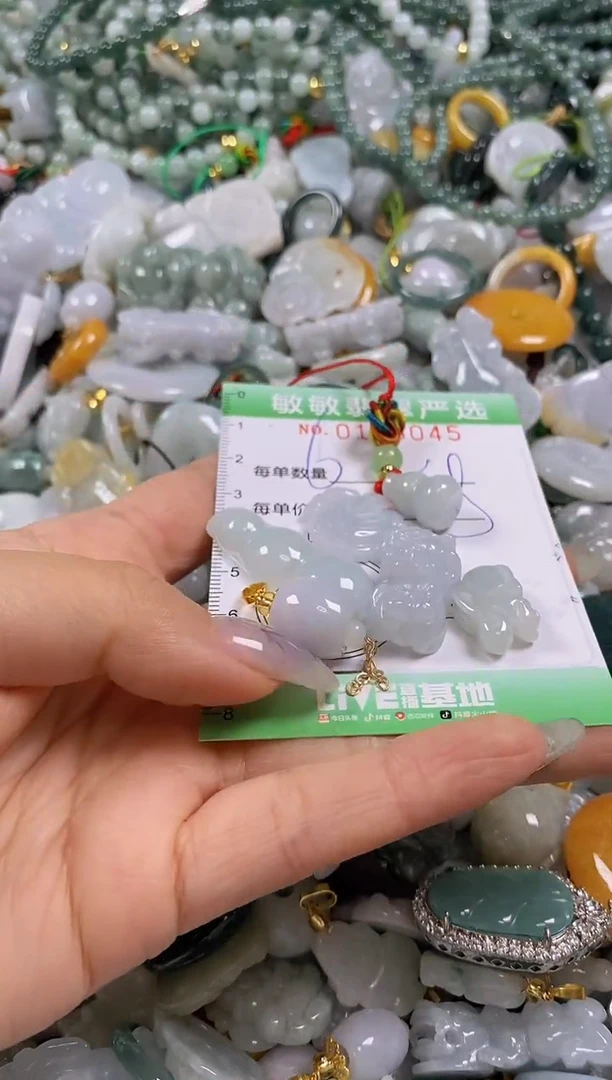 翡翠未镶嵌颈饰闪购0198045多样性发其一