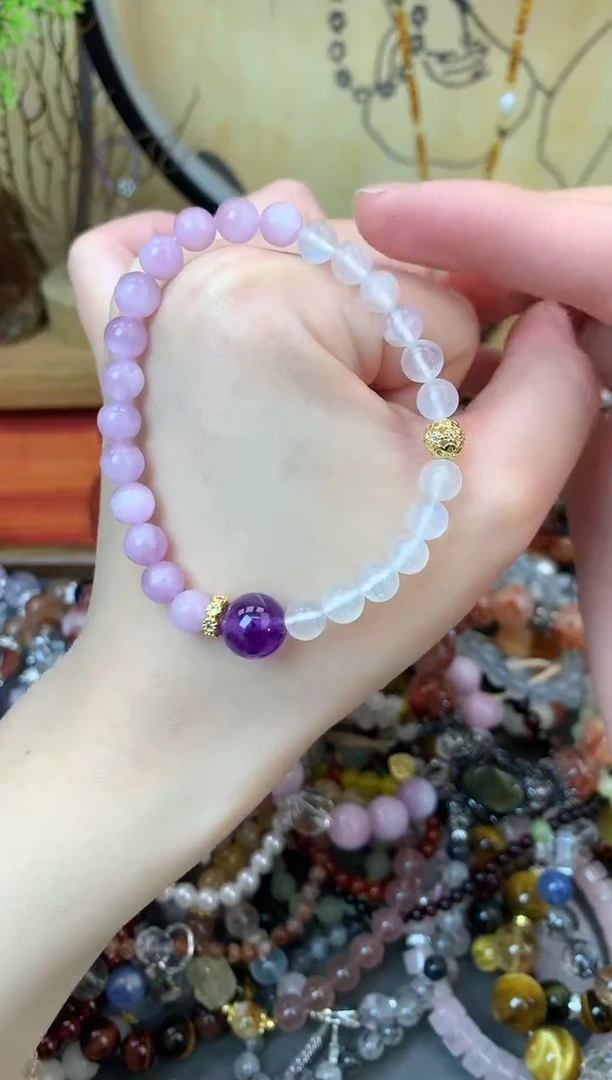 【闪购商品】锂辉石手串未镶嵌393