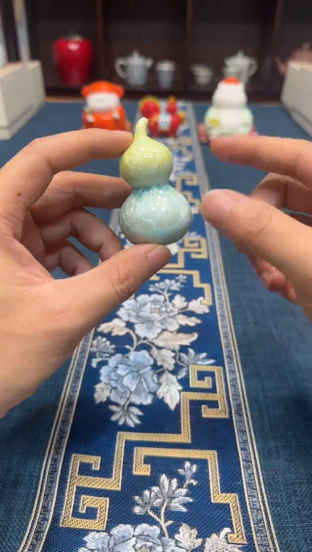 葫芦摆件高温瓷.高温釉，性价比