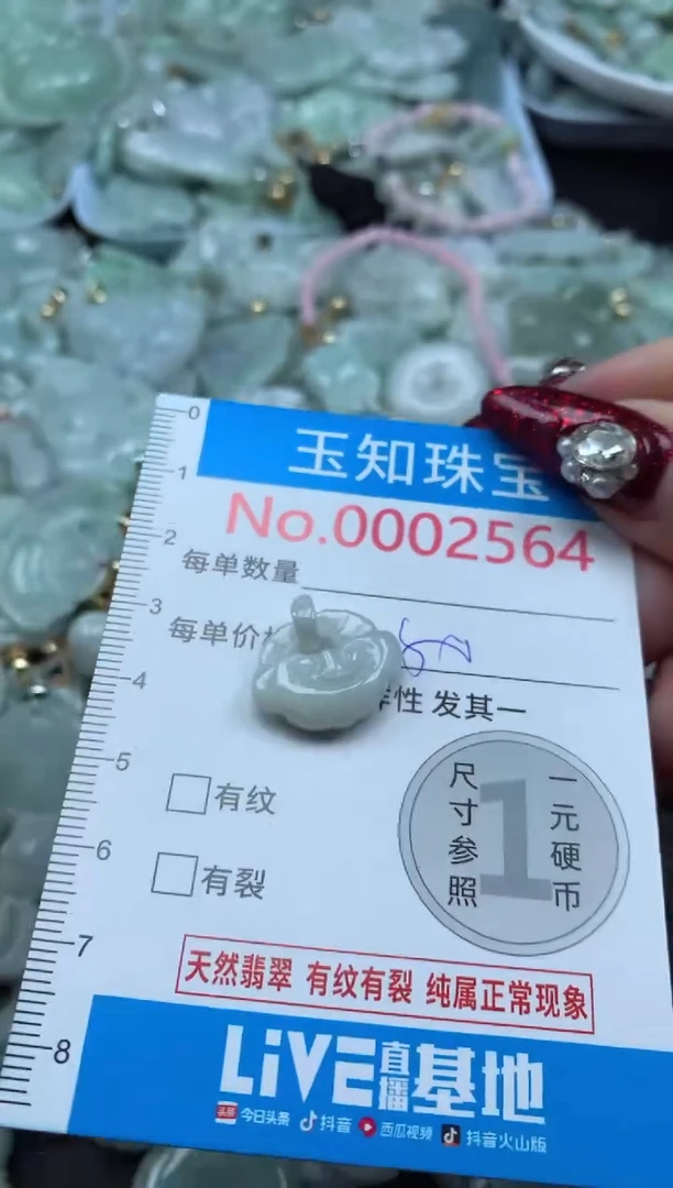 吊坠(不含链)未镶嵌翡翠2564