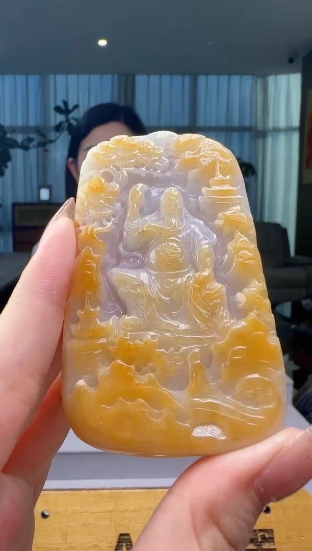 翡翠未镶嵌吊坠(不含链)CC@@60B7J17896