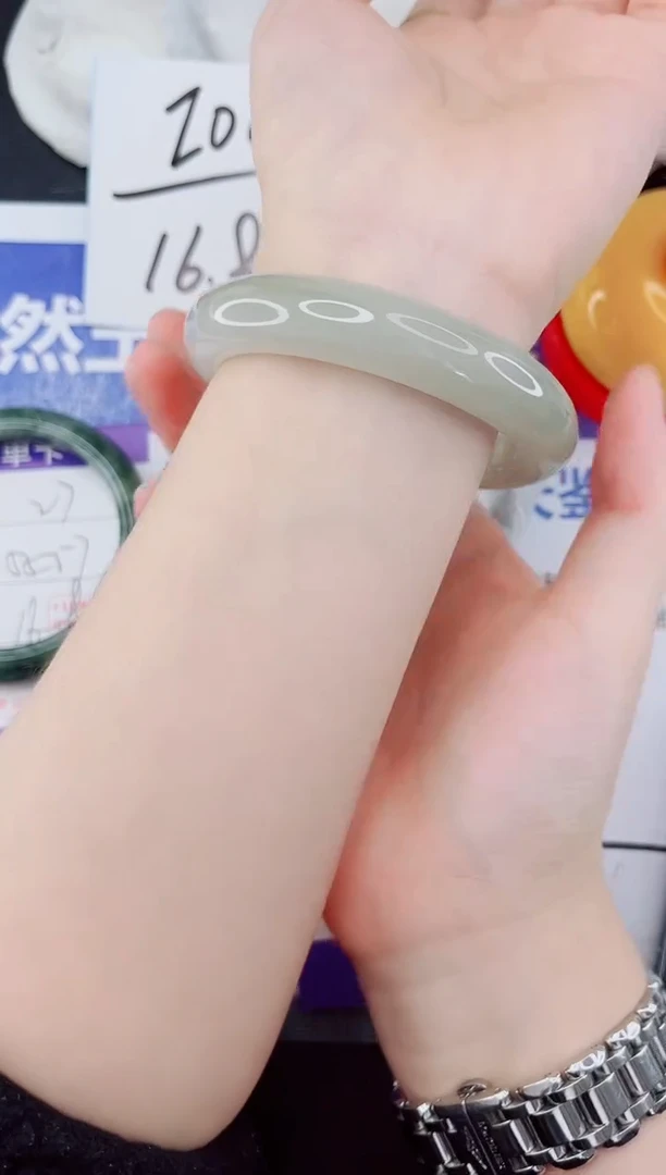 未镶嵌手镯石英质玉28-58