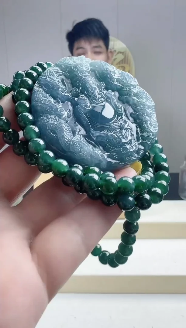 颈饰未镶嵌翡翠天然A货翡翠  多样性随机发其一
