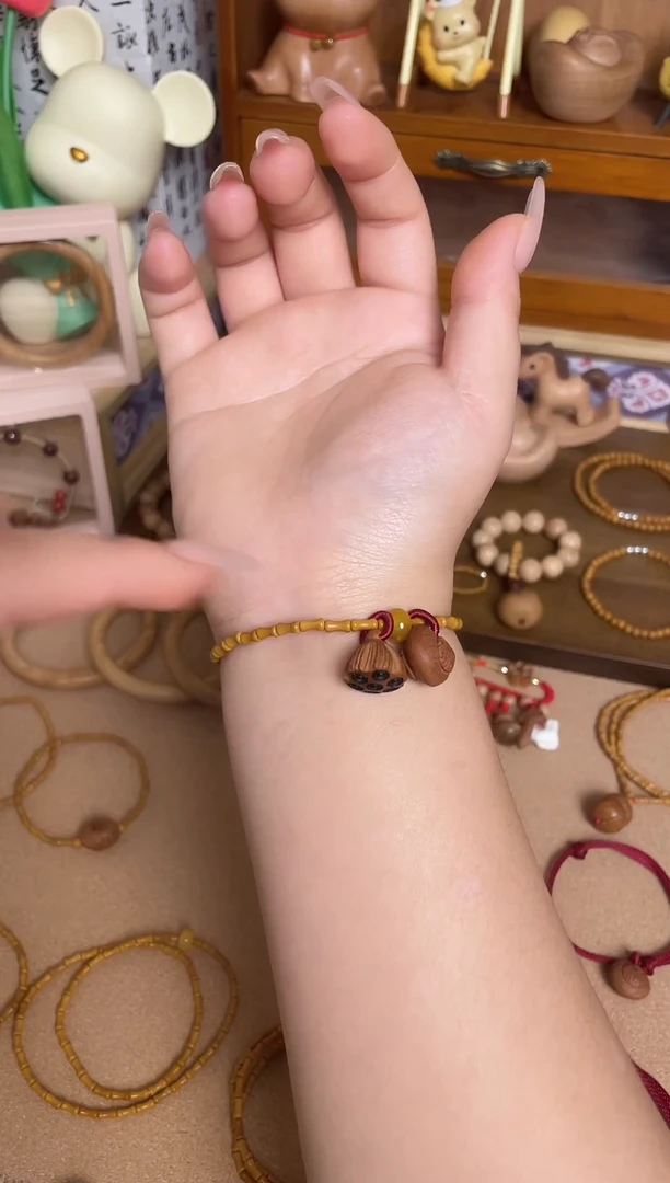 竹节福运连连加黄跑环一物一拍