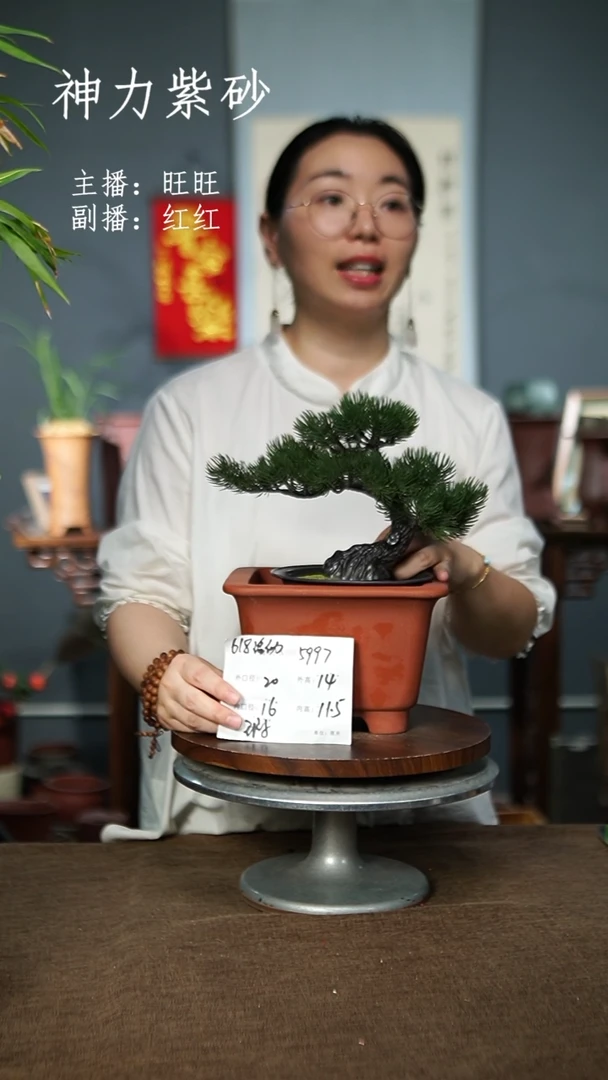 紫砂花盆5997+瑕  紫砂花盆紫砂