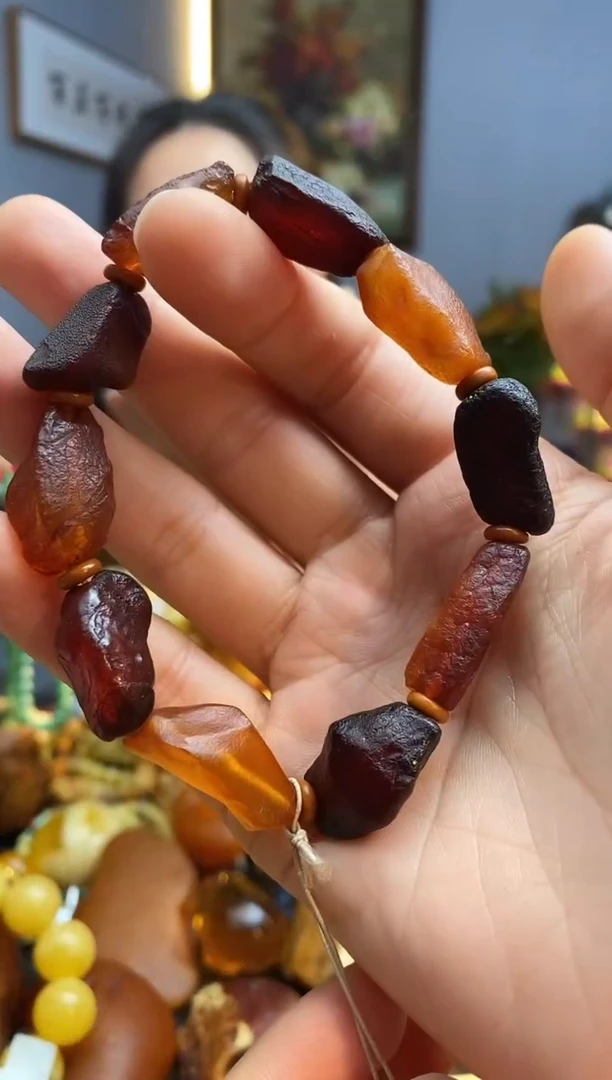 手串琥珀未镶嵌手串