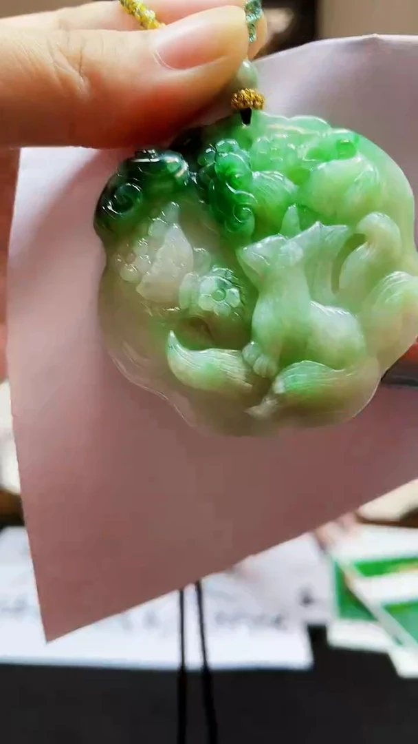 未镶嵌定制翡翠吊坠33