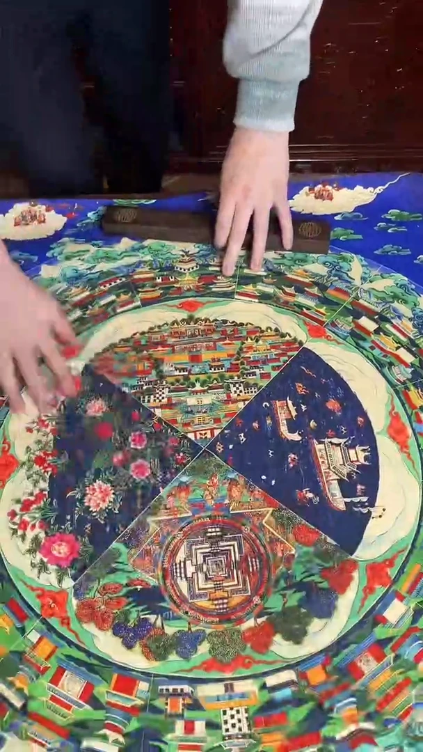 卷轴画手绘唐卡027