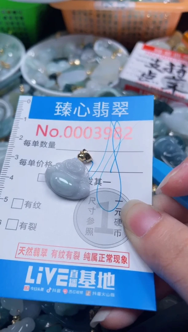 颈饰未镶嵌翡翠3982