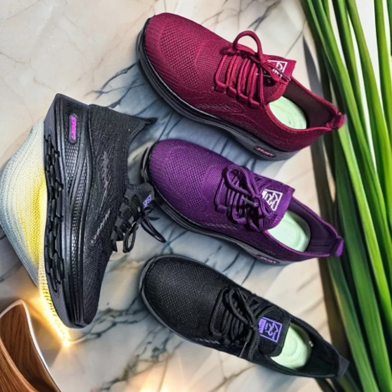 轻便起脚透气舒适防滑耐磨运动鞋女士