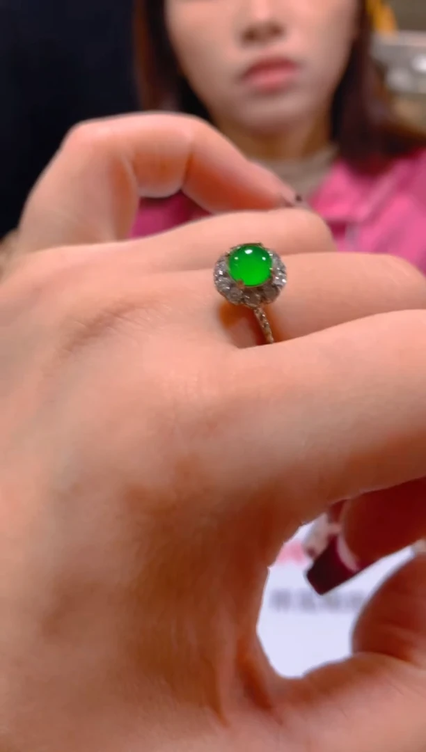 未镶嵌戒指翡翠多样性发一