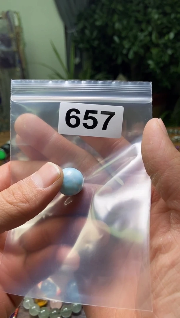 【闪购商品】针钠钙石（海纹石）珠宝半成品未镶嵌单珠/657