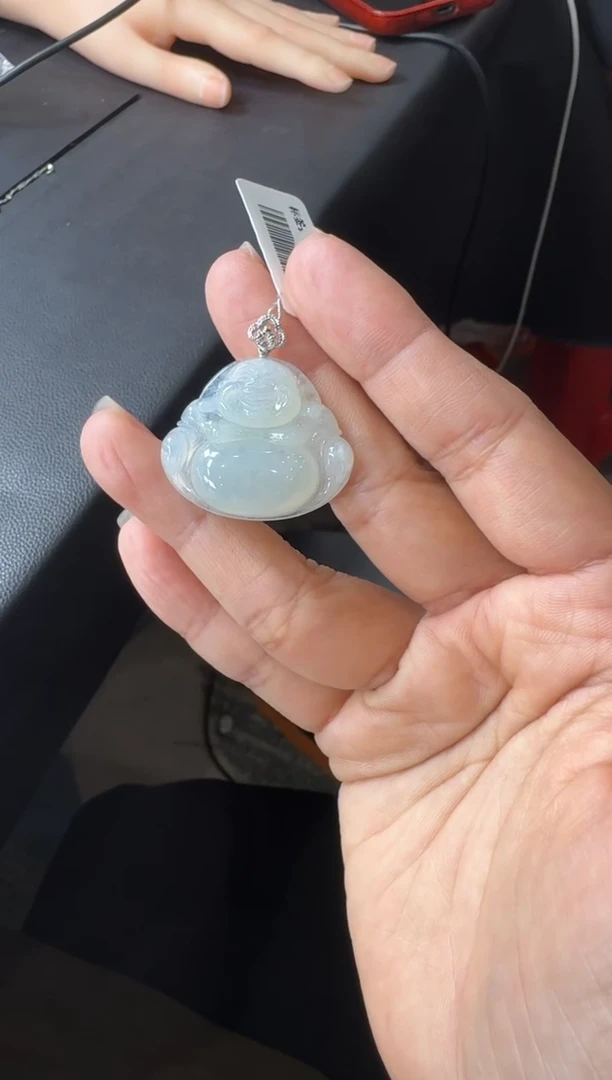 【闪购商品】翡翠颈饰18K金镶嵌YM1109-2佛公