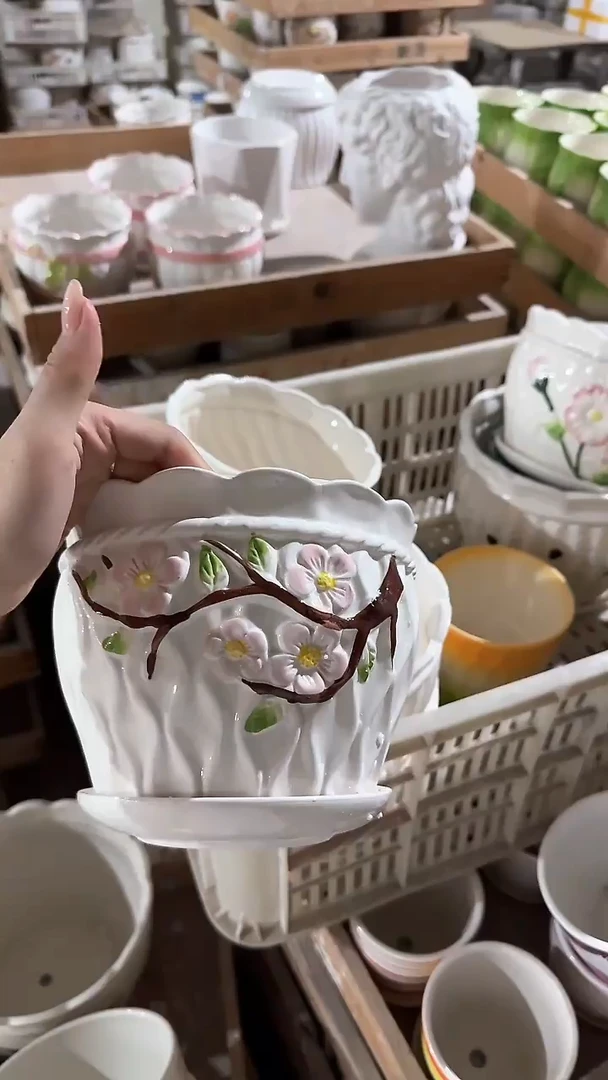 高温陶瓷花盆+E2