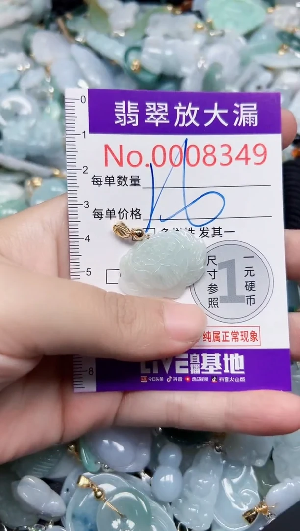 颈饰未镶嵌翡翠8349