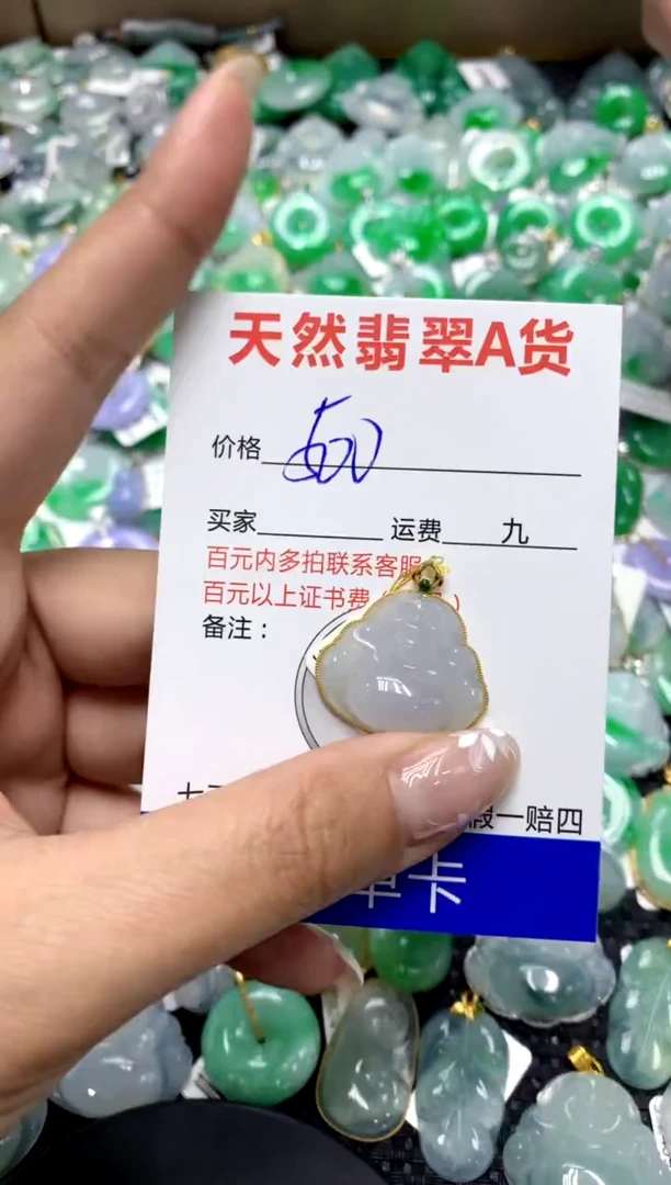 【闪购商品】翡翠颈饰18K金镶嵌111111111111111111