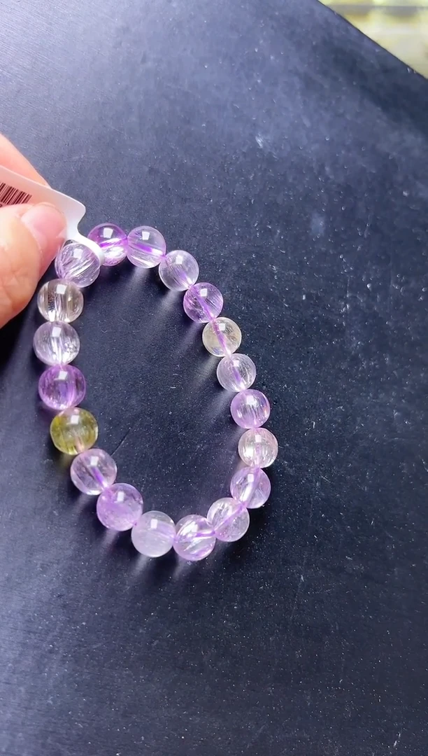 未镶嵌锂辉石手串紫锂辉手串10mm+ JP55886