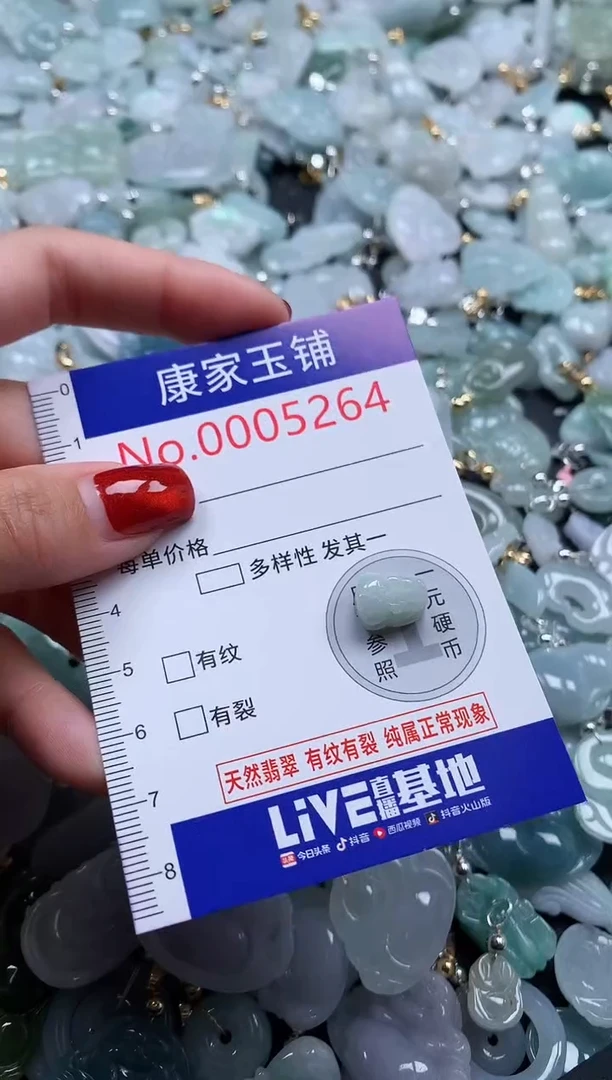 翡翠未镶嵌吊坠(不含链)5264